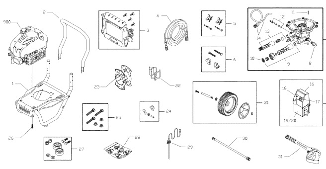 Craftsman Pressure Washer 580752220 Parts